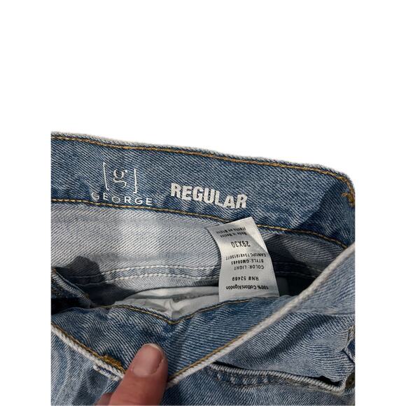 George Regular Straight Jeans Mens 29x30 - Picture 3 of 3